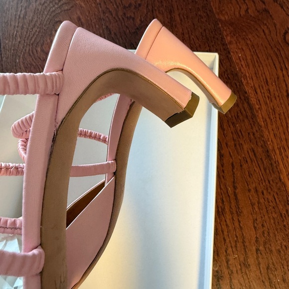 Rosetta Getty Soft Pink Mules - Picture 3 of 4